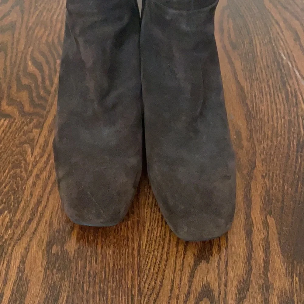Kenneth Cole Elouise Brown Suede & Rib Knit Over The Knee High Boots